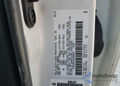 2016 Toyota Tundra Crewmax Sr5 z USA, uszkodzony, nr VIN 5TFEM5F16GX096676